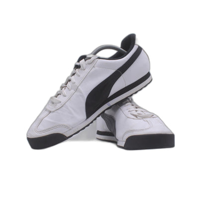Puma Roma Basic Mens White Leather Lifestyle Sneaker