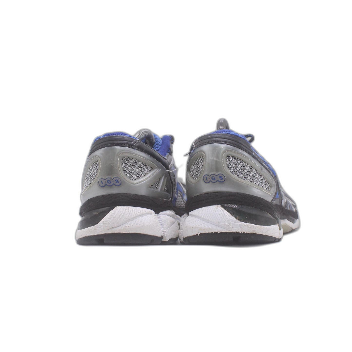 Asics Gel Kayano 21 Gray Blue Lace Up Running Sneaker