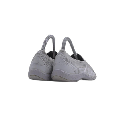 Sketchers Breathe Easy Metallic Gray Relaxed Fit Comfort Shoe