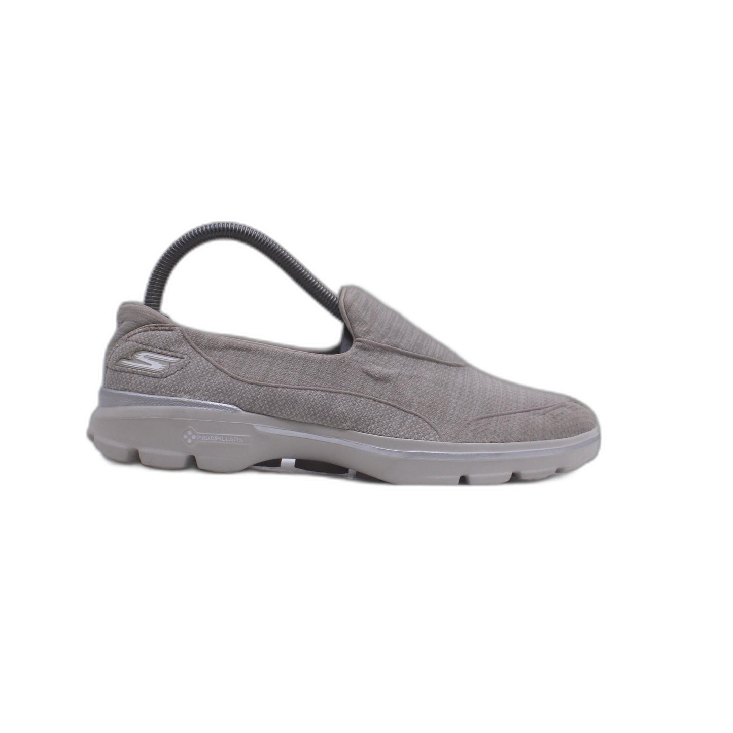 SKECHERS GO WALK Gray Walking Comfort Casual Slip-On Shoe