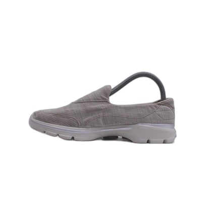 SKECHERS GO WALK Gray Walking Comfort Casual Slip-On Shoe