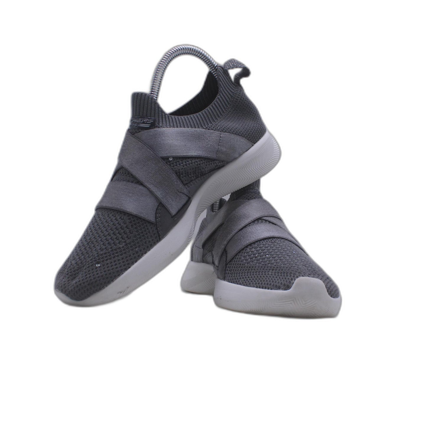 Skechers Bobs Squad 2-City Calling Gray Memory Foam Shoe