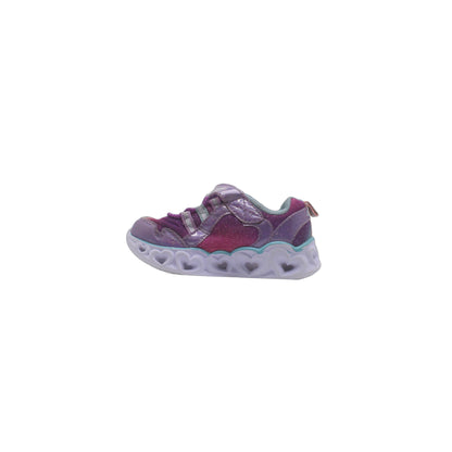 Skechers Boogie Land Heart Lights Bow Kids Girls Sneaker