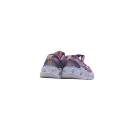 Skechers Boogie Land Heart Lights Bow Kids Girls Sneaker