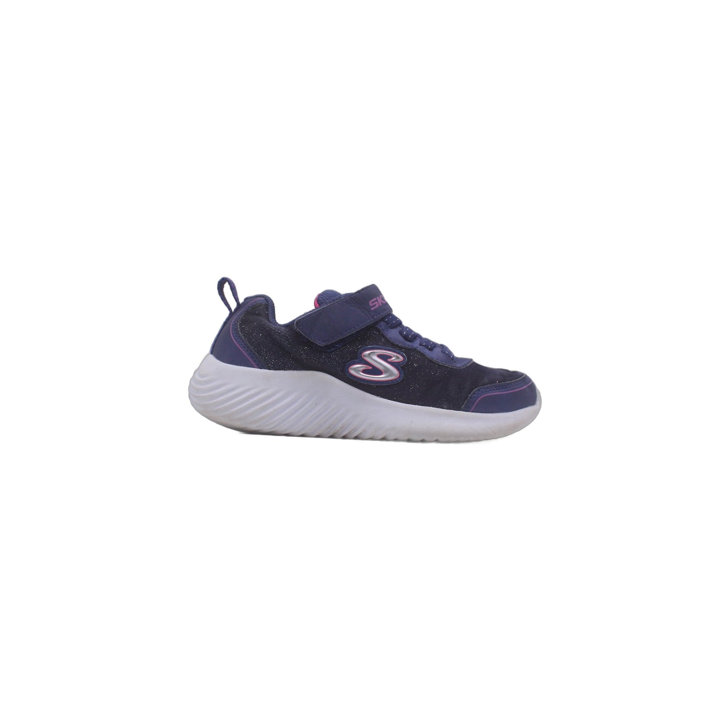 Skechers Bounder Girly Groove Navy Girl's Sneaker