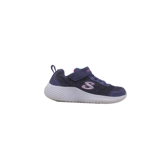 Skechers Bounder Girly Groove Navy Girl's Sneaker