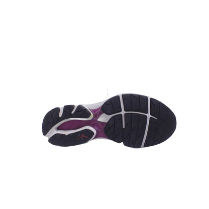 Mizuno Purple Mesh Lace-Up Cushioned Athletic Sneaker