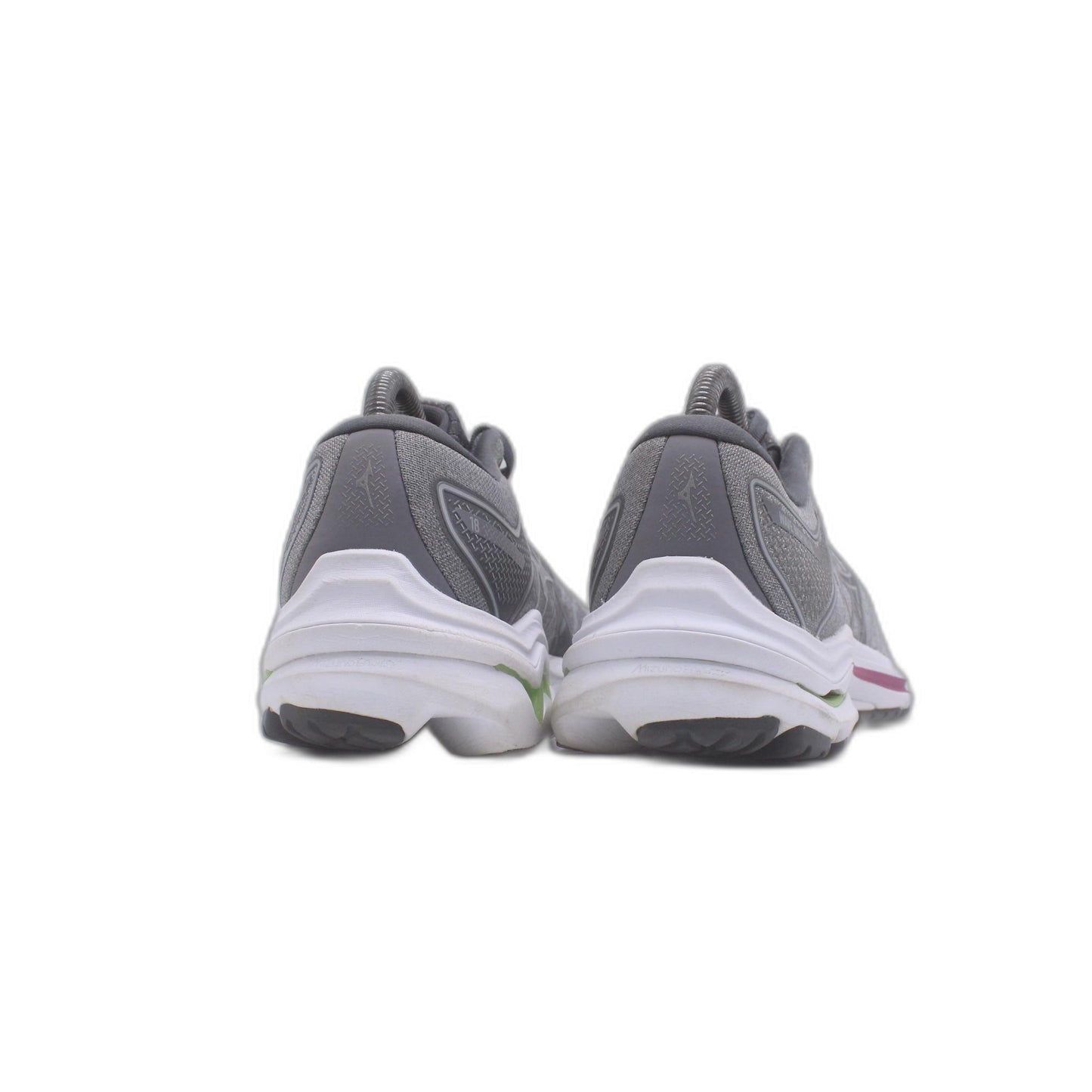 Mizuno Wave Inspire 18 Womens Gray White Athletic Shoe