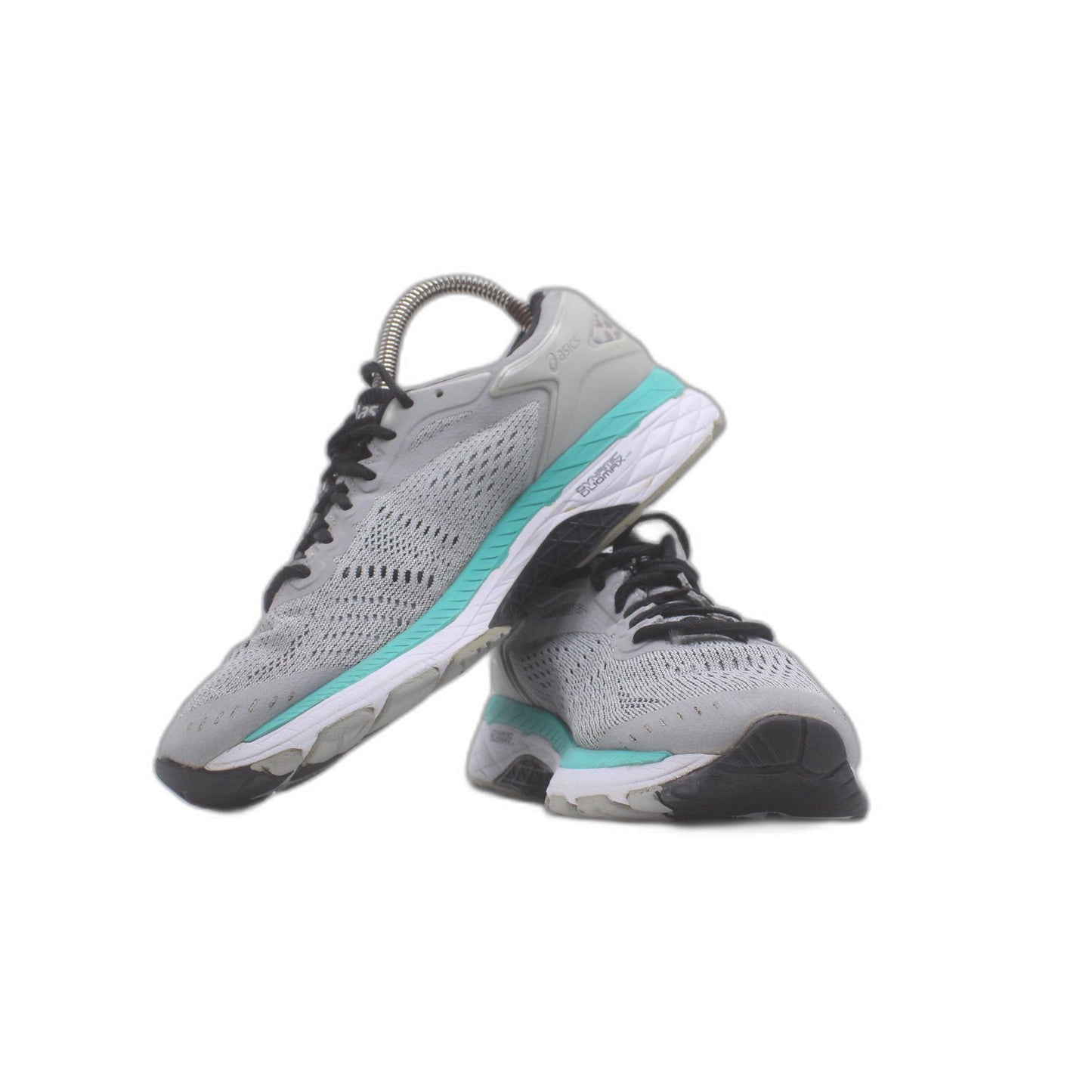 Asics Womens Gel Kayano 24 Gray Black Running Shoe