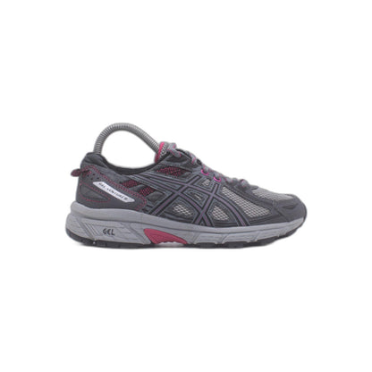Asics Women's Gel Venture 6 Trail Running Charcoal Gray Shoe