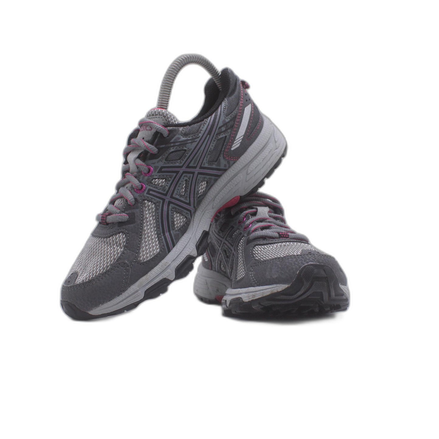 Asics Women's Gel Venture 6 Trail Running Charcoal Gray Shoe