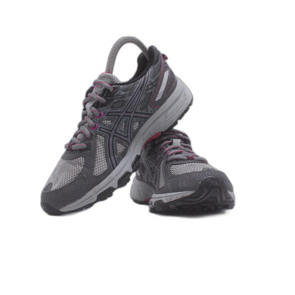 Asics Women's Gel Venture 6 Trail Running Charcoal Gray Shoe
