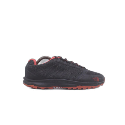 The North Face Litewave Fastpack Hiking Black Red Ortholite Shoe