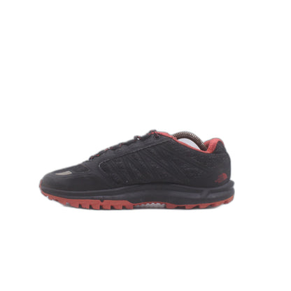 The North Face Litewave Fastpack Hiking Black Red Ortholite Shoe