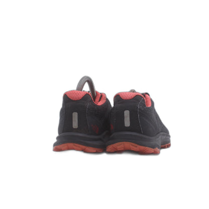 The North Face Litewave Fastpack Hiking Black Red Ortholite Shoe
