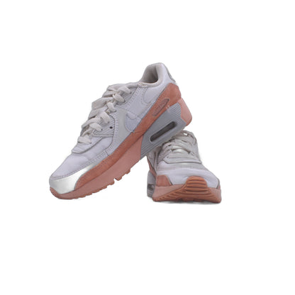Nike Air Max 90 Toddler White Running Athletic Shoe