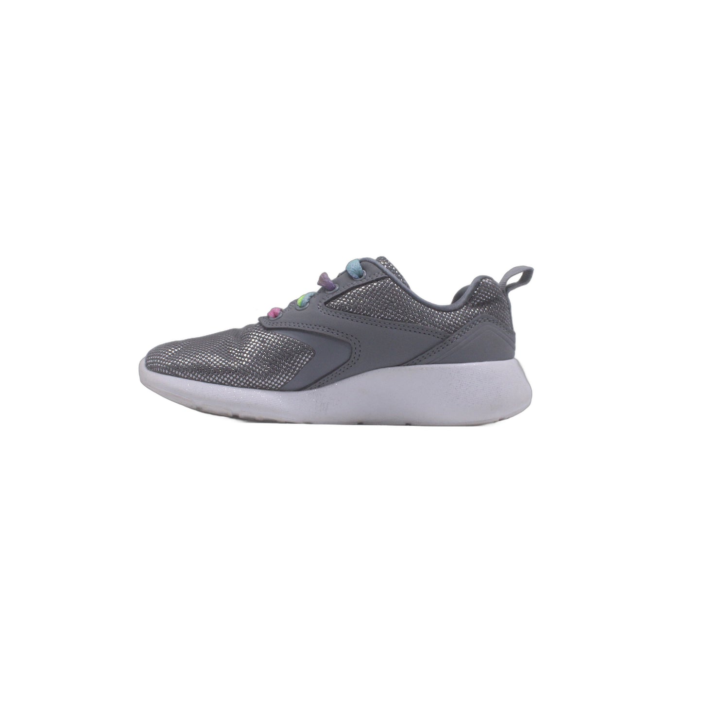 Fila Silver Girl Synthetic/Mesh with Rubber Sole Tennis Shoe