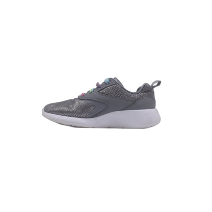 Fila Silver Girl Synthetic/Mesh with Rubber Sole Tennis Shoe