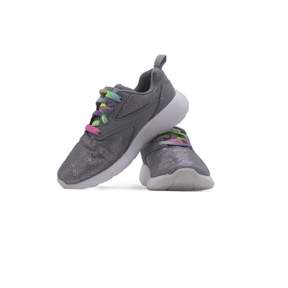 Fila Silver Girl Synthetic/Mesh with Rubber Sole Tennis Shoe
