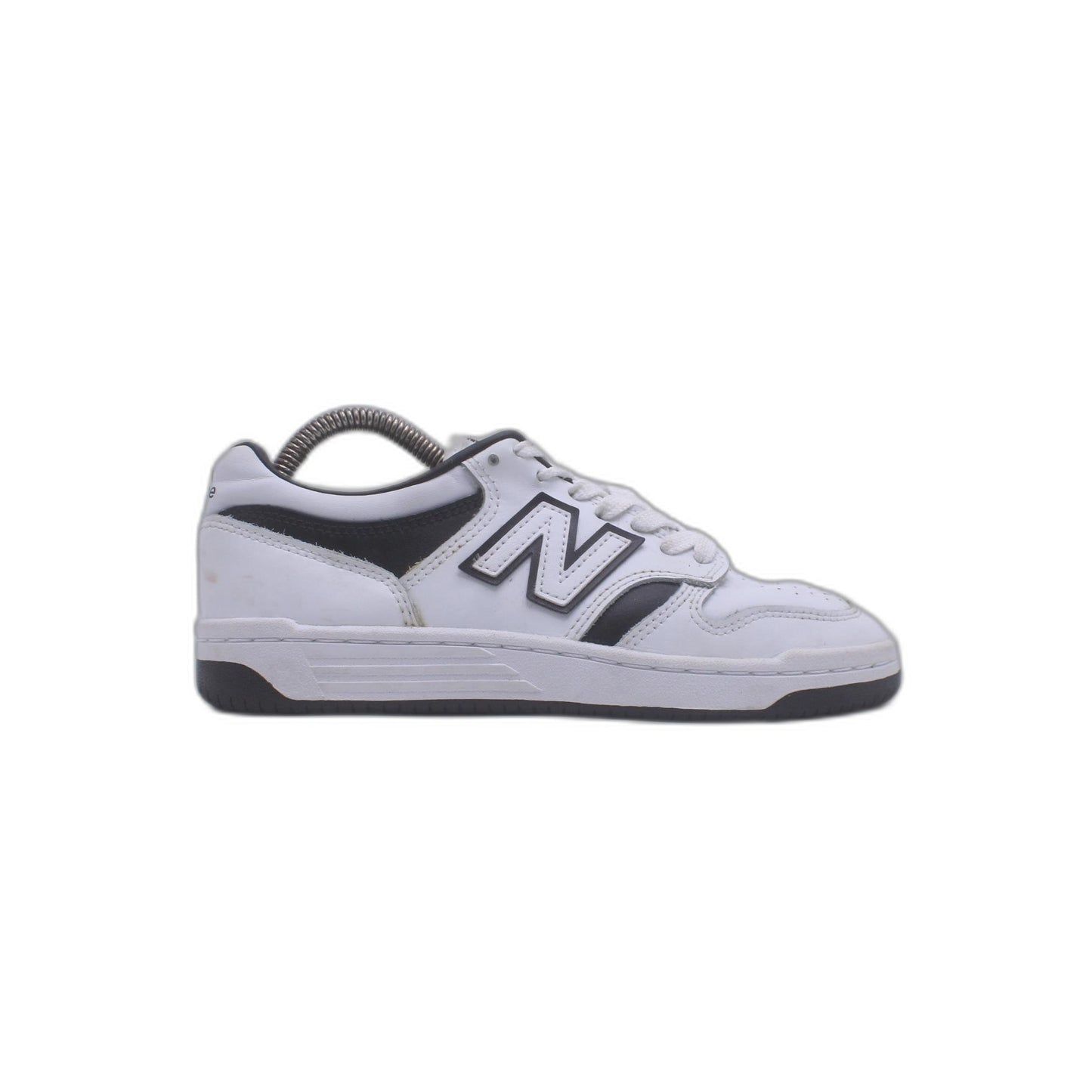 New Balance 480 White Black Leather Sneaker