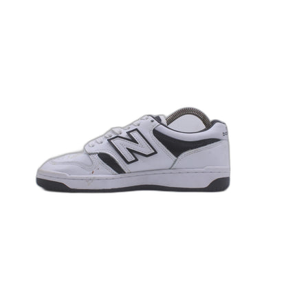 New Balance 480 White Black Leather Sneaker