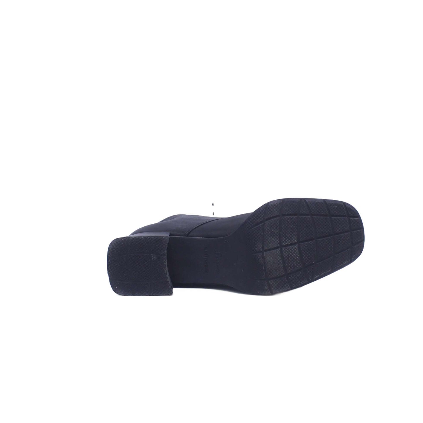 Sionic Black Leather Ankle Boot