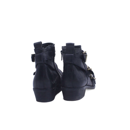 Bronx Studded Leather Ankle Bootie