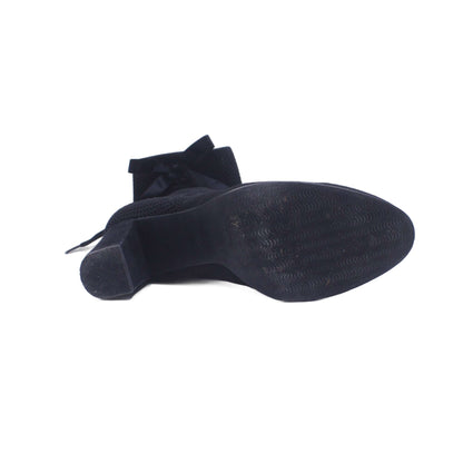 Banana Republic Women's Black Suede Zip Ankle Boot