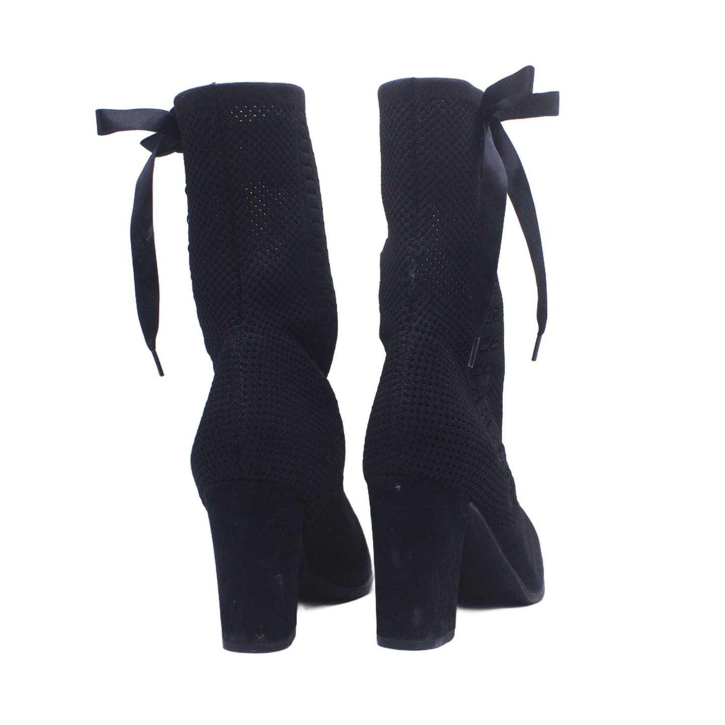 Banana Republic Women's Black Suede Zip Ankle Boot