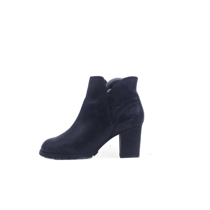 Clarks Verona Trish Black Leather Zip Ankle Boot