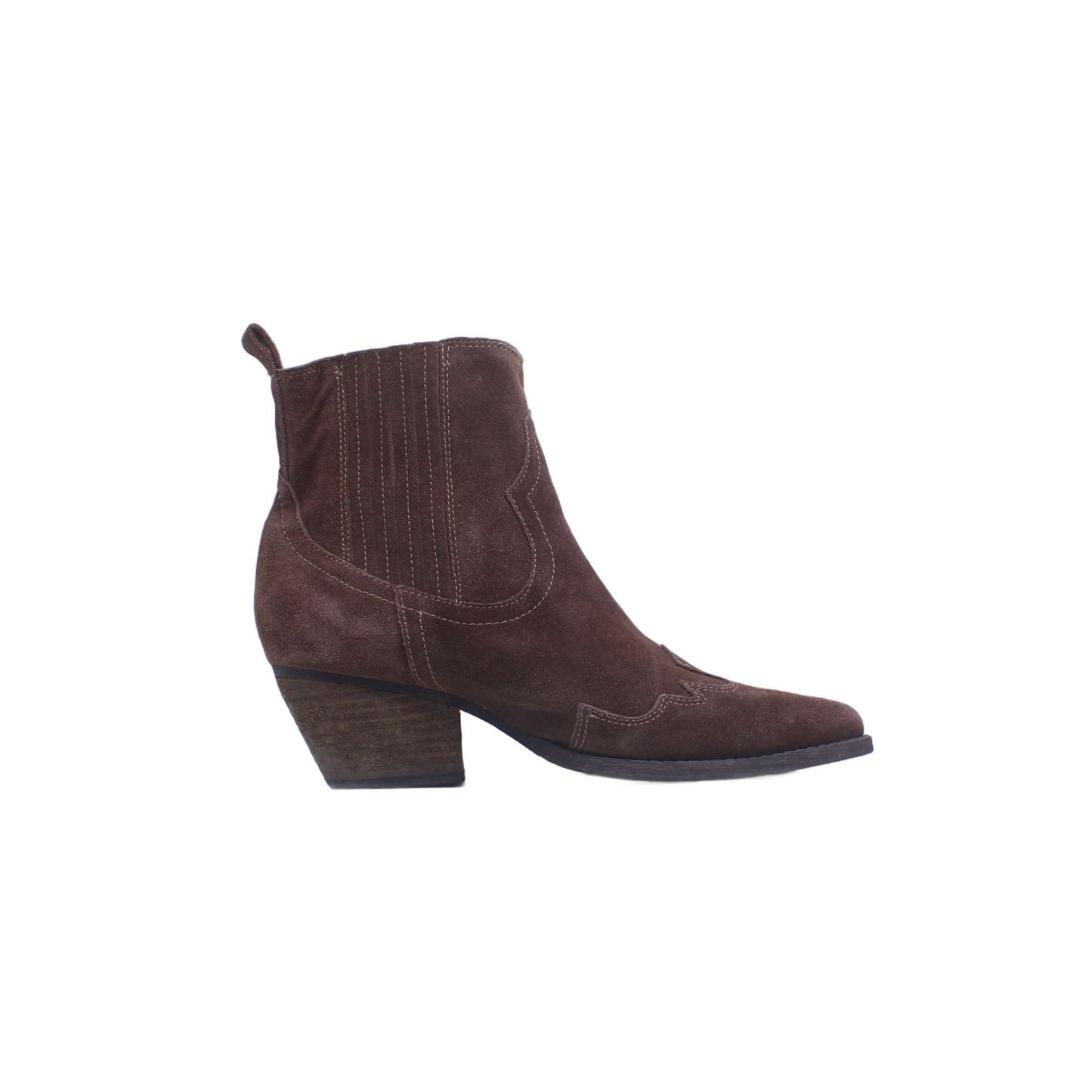 NATISA ROWN SUEDE ANKLE BOOTIE
