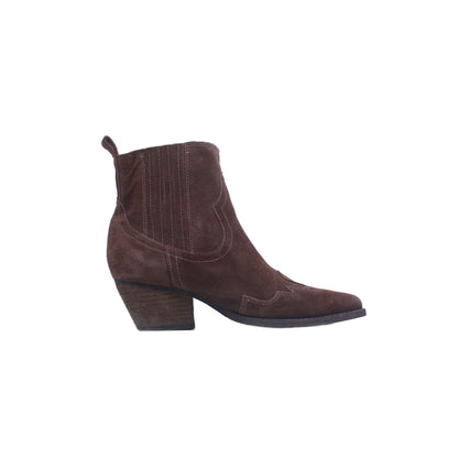 NATISA ROWN SUEDE ANKLE BOOTIE