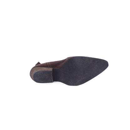 NATISA ROWN SUEDE ANKLE BOOTIE