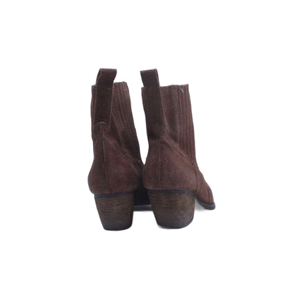 NATISA ROWN SUEDE ANKLE BOOTIE