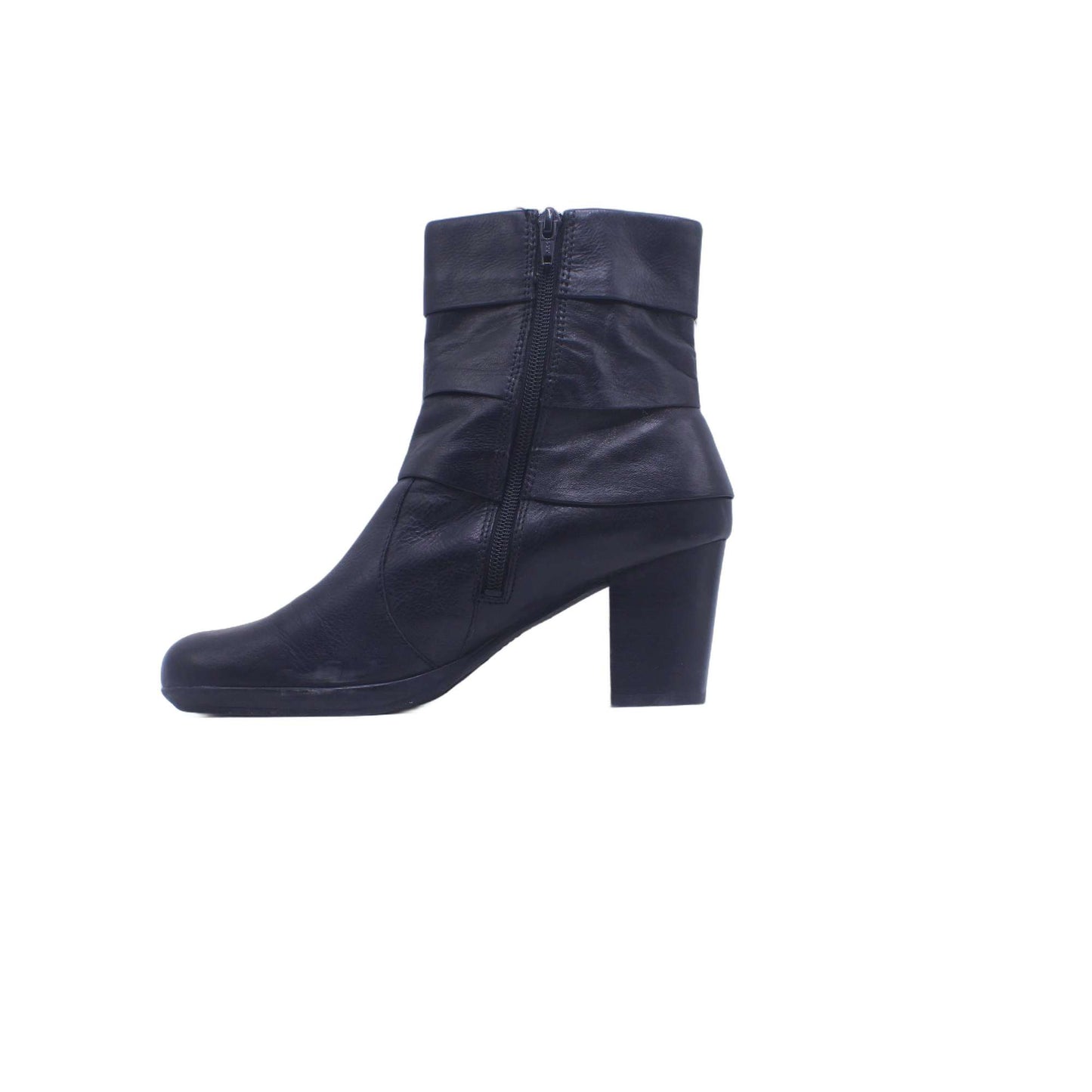 Soft Walk Black Ankle Boot