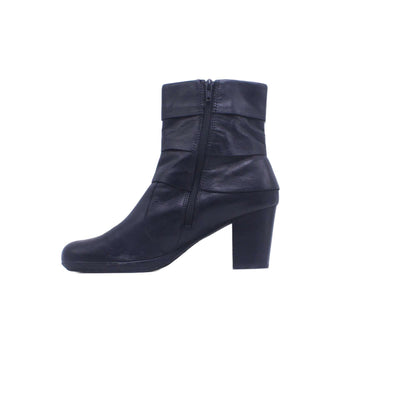 Soft Walk Black Ankle Boot