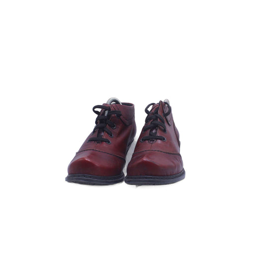 Rieker Y2K Style Italy Oxfords Contrast Stitching Chunky Boot