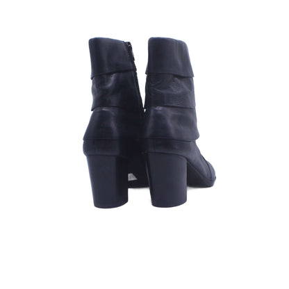 Soft Walk Black Ankle Boot