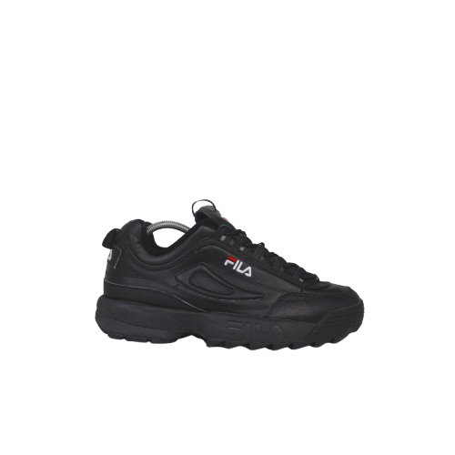 Fila Black Leather Shoe