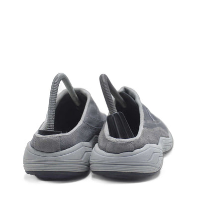 Easy Spirit Traveltime Gray Leather Fabric Mules Casual Women's Shoe