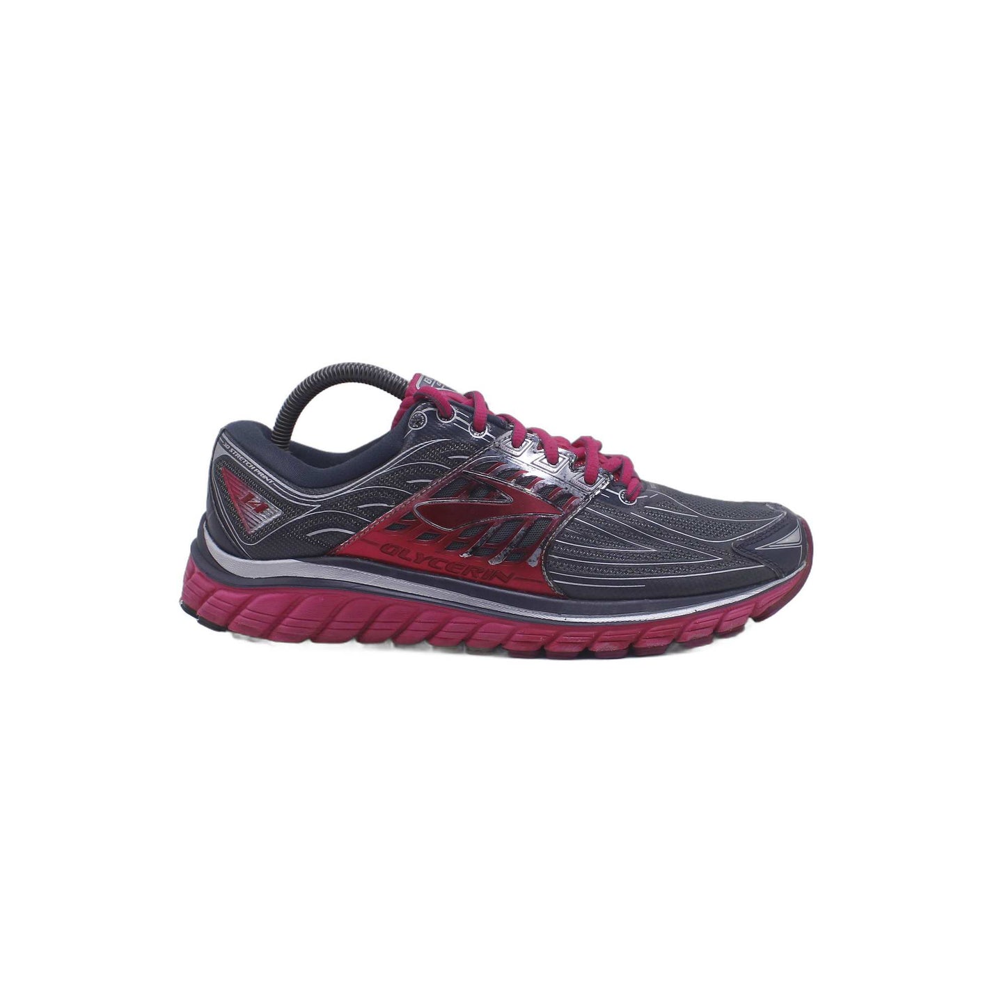 Brooks Glycerin 14 Pink Gray Running Shoe