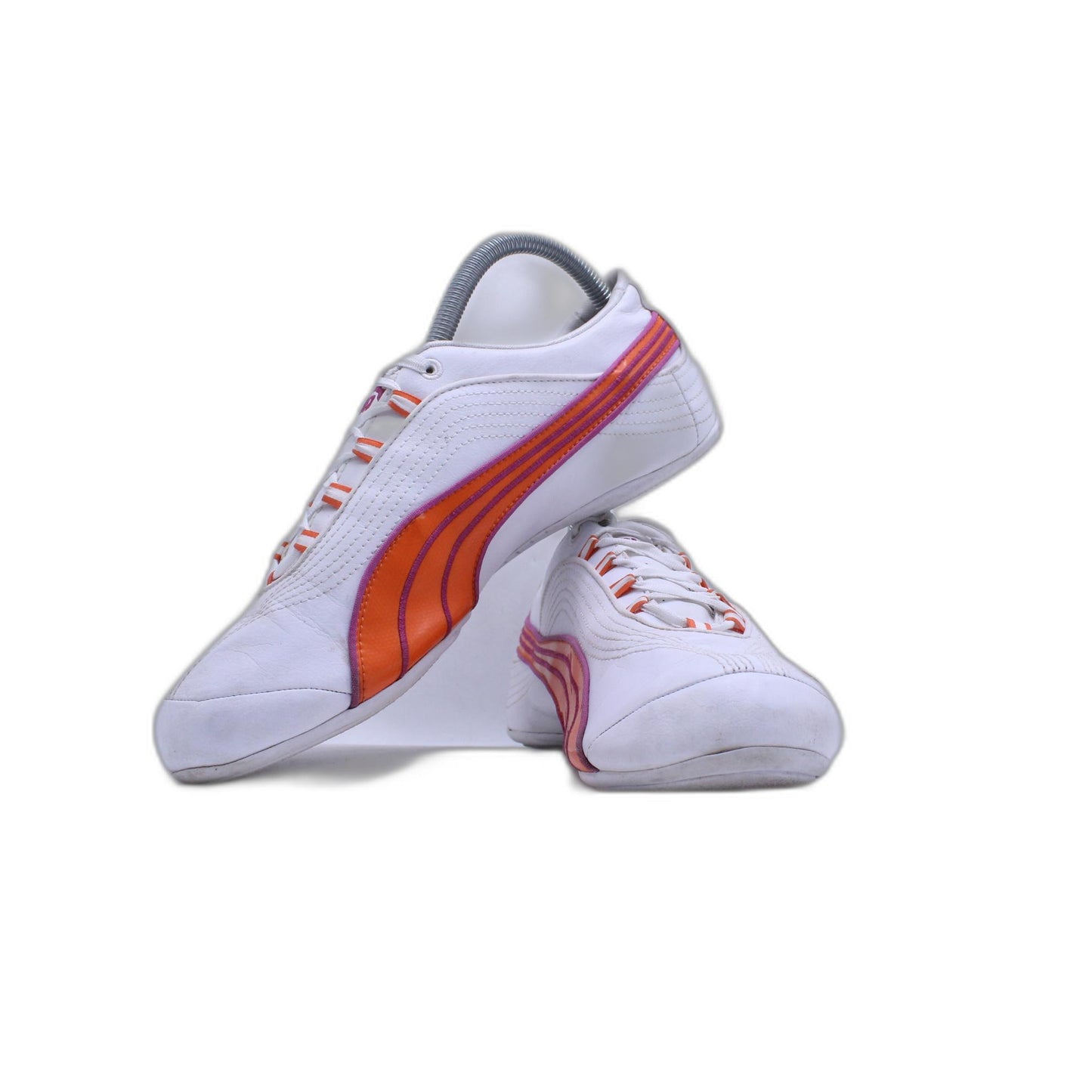 Puma Soleil White & Pink Orange Casual Shoes