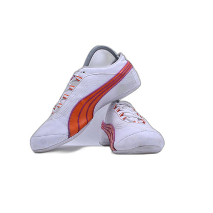Puma Soleil White & Pink Orange Casual Shoes