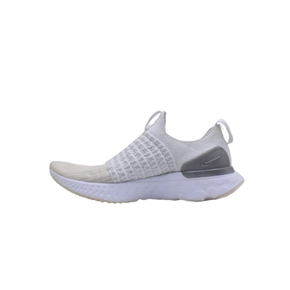 Nike Wmns React Phantom Run Flyknit 2 'True White Silver' Shoe