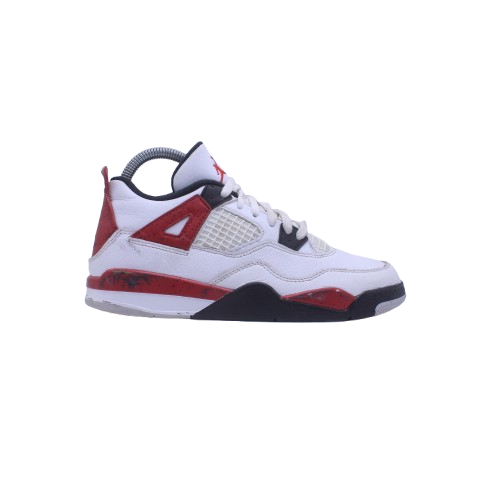 Nike Air Jordan 4 Retro Fire Red Cement White Sneaker