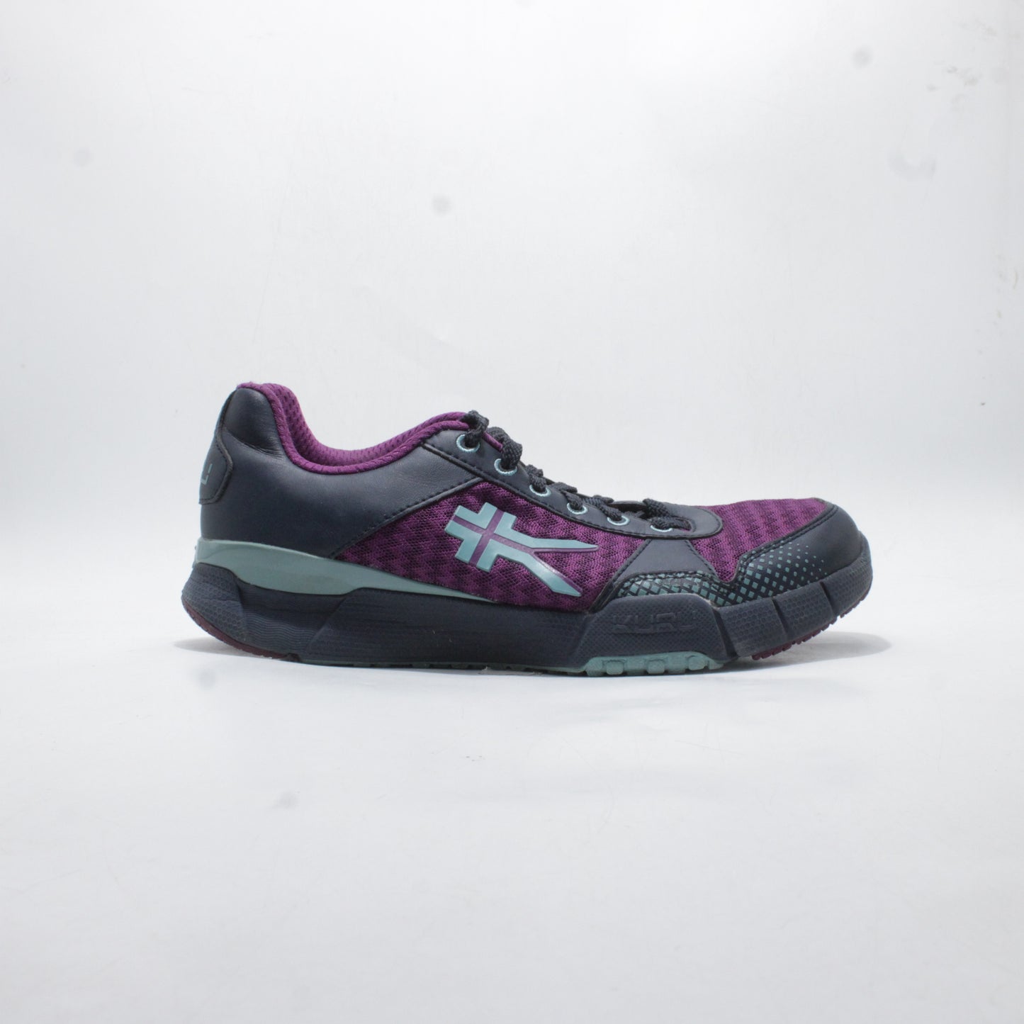 Kuru Quantum Purple Gray Running Shoes