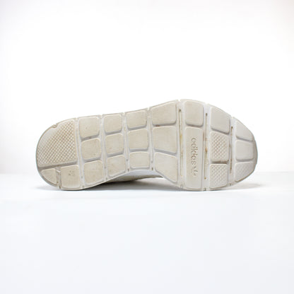 Adidas Swift Run Wmns 8 Copper Metallic White Knit Lace up Running Shoes