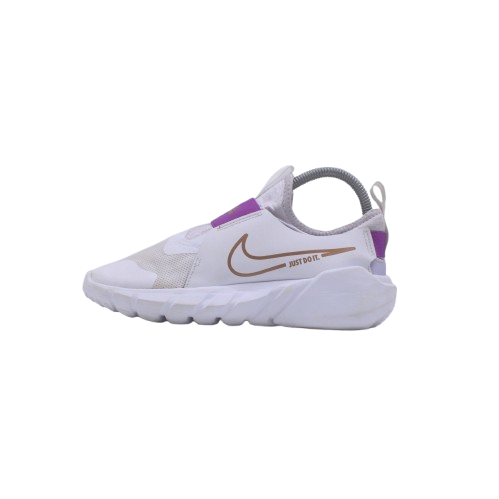 Nike Flex Runner 2 White/Metallic Copper Kids’ Sneaker