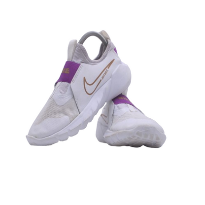 Nike Flex Runner 2 White/Metallic Copper Kids’ Sneaker