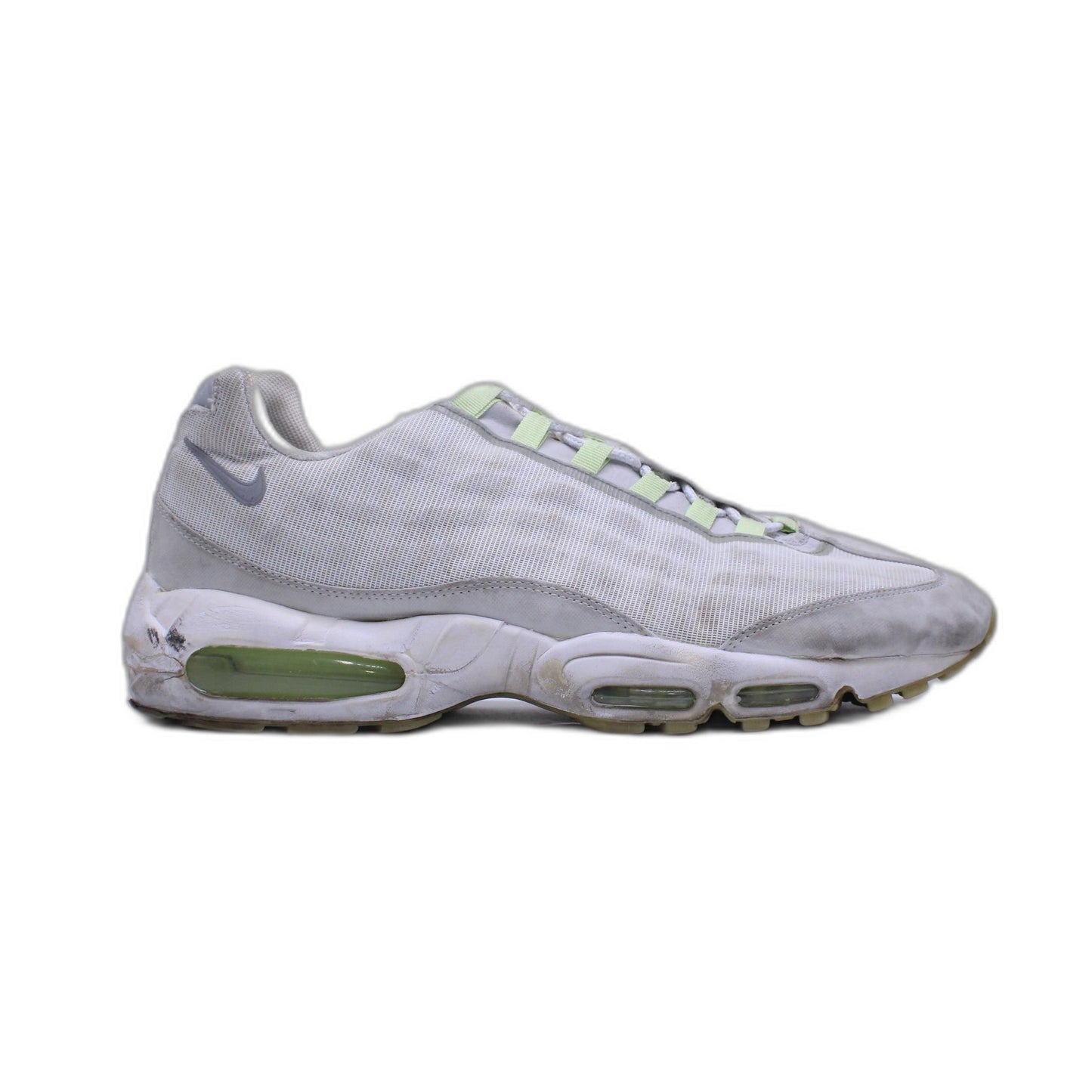 Nike Max 95 Tape Glow In The Dark Men Size 12 Style Sneakers White Green